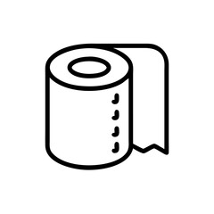 Toilet Paper Roll Icon Design