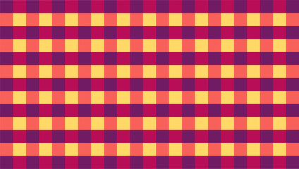 Sunset and gingham themes enrich creative wallpaper and decorative backgrounds.