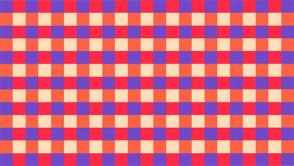 Gingham wallpaper and sunset backgrounds complement minimalist aesthetics.