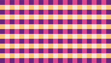 Add charm with gingham wallpaper and sunset-inspired decorative backgrounds.