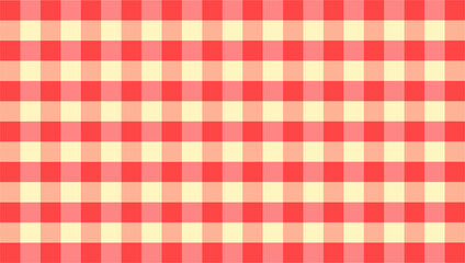 Sunset tones and gingham patterns redefine artistic decorative backgrounds.