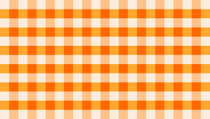 Pair gingham wallpaper with sunset hues for elegant decorative backgrounds.