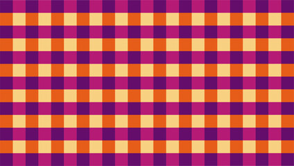 Delicate gingham wallpaper sets the mood for sunset-inspired backgrounds.