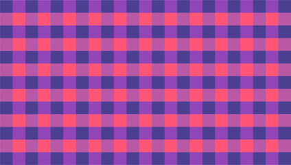 Gingham backgrounds paired with sunset tones create stylish wallpaper designs.