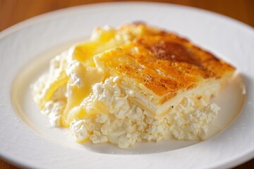 Cottage cheese, sweet ricotta casserole