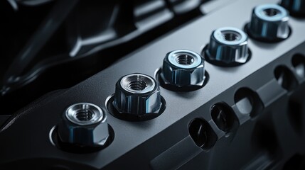 Macro shot of socket teeth engaging cleanly with bolt corners for safe torque application