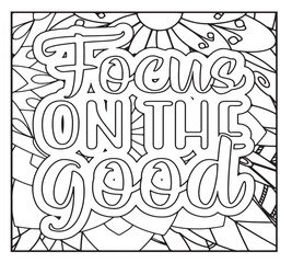 Motivational Quotes Coloring Pages For KDP