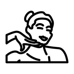 Skincare Vector Line Icon Design