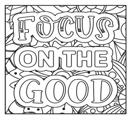 Motivational Quotes Coloring Pages For KDP
