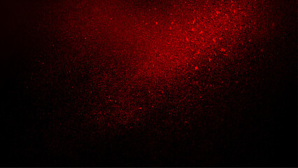 Deep red and black gradient background, evoking a dramatic and intense atmosphere. Red background, Christmas or holiday color with grunge texture in old vintage background design,  wall texture cem