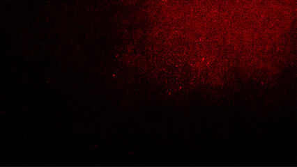 Deep red and black gradient background, evoking a dramatic and intense atmosphere. Red background, Christmas or holiday color with grunge texture in old vintage background design,  wall texture cem