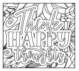 Motivational Quotes Coloring Pages For KDP