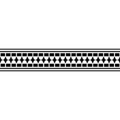 Minimalist Black and White Geometric Border Design
