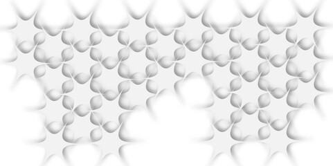 modern creative digital beautiful  flyer concept snowflake shape pattern star seamless  white background.	