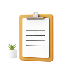 3d file icon isolated on transparent background