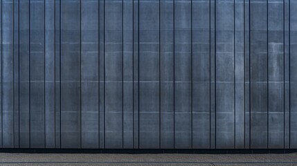 Abstract Architectural Texture Dark Grey Panelled Wall with Subtle Lines