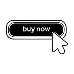 Buy Now Button Icon Vector Illustration Design for Use on Ecommerce Platform