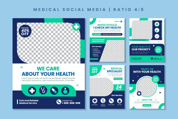 Medical specialist instagram post template