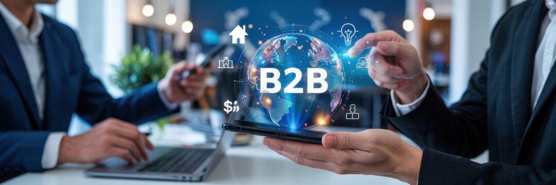 Business-to-business global market collaboration.