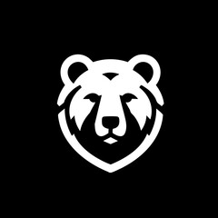 The Bear Head Logo Symbol Icon