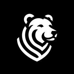 The Bear Head Logo Symbol Icon