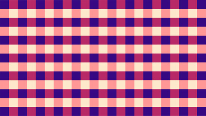 Sunset tones and gingham wallpaper combine seamlessly to create inviting decorative backgrounds.