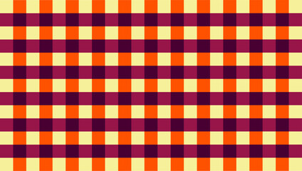 Soft gingham wallpaper designs enhance backgrounds with sunset tones and a timeless charm.