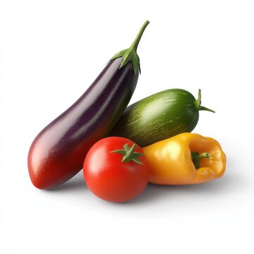 lvy grund vegetable isolated 3D render on white background 