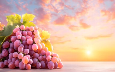 Grapes Sunset Tabletop