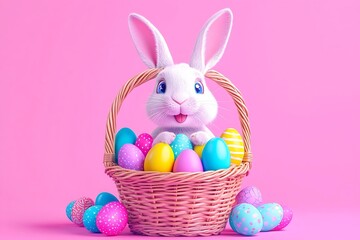 Easter Bunny in Basket