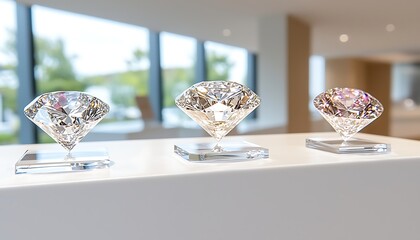 Diamonds Display, Modern Showroom