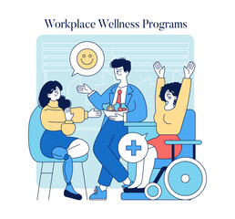 World Health Day. Flat Vector Illustration