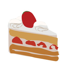 strawberry cake. strawberry cake vektor