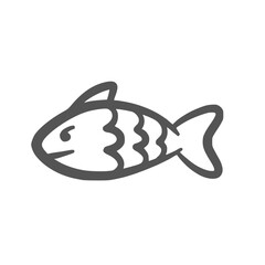 Fototapeta premium Hand-Drawn Fish Vector illustration