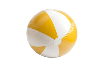 A beach ball isolated on a white background