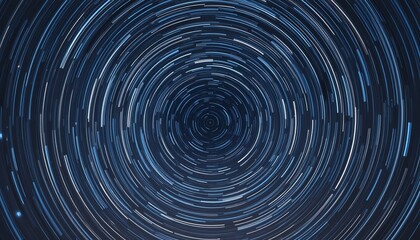 Obraz premium Stunning Circular Star Trails Night Sky Abstract Background Image Perfect for astronomy space science projects