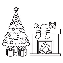 Cozy space coloring pages, bold and easy coloring pages, space coloring page, line art, victor illustration, black & white design, bold & easy coloring book, background