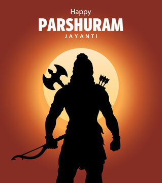 Parshuram Jayanti Illustration &ndash; Hindu Festival Celebrating Lord Parshuram