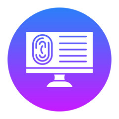Fingerprint Database Icon