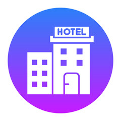 Hotel Building Icon