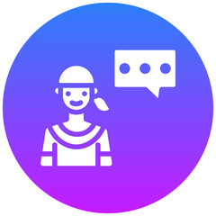 Woman Speech Icon