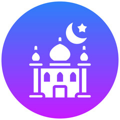 Muslim Praying Icon