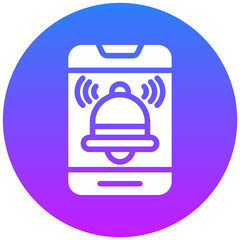 Obraz premium Smartphone Alarm Icon