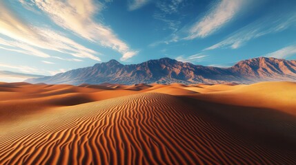 Naklejka premium Desert landscape photography