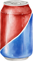 watercolor soda can © Je