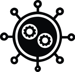 Obraz premium This is a black and white vector illustration of a cartoon nautical design concept with a ship, compass, anchor, and helm