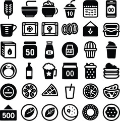 Shopping and hotel icon set vector illustration features cart, bag, money, and computer symbols for business, web, and sale design