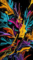 Fototapeta premium Psychodeliczna Botanika