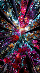 Fototapeta premium Psychodeliczna Botanika