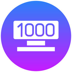 Taxi Meter Vector Icon